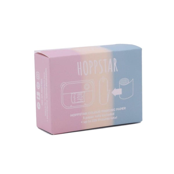 Hoppstar- Rec Papel Fot Adesivo Color X3 (HS12426)