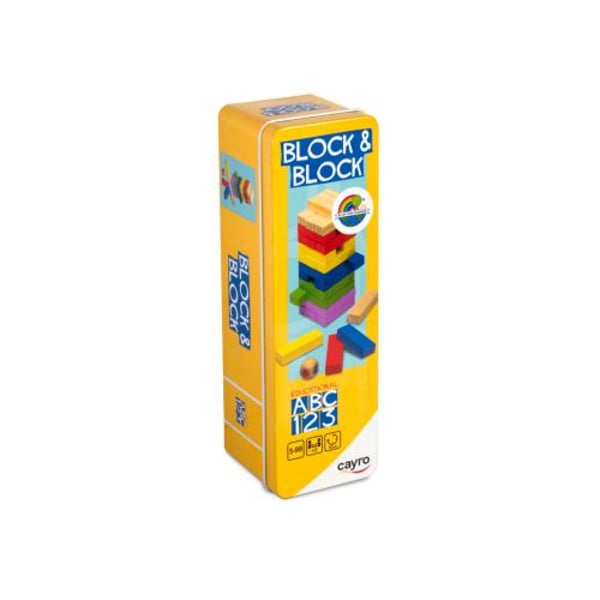 Cayro - Jogo Block e Block em Caixa Metal(CAY.112)