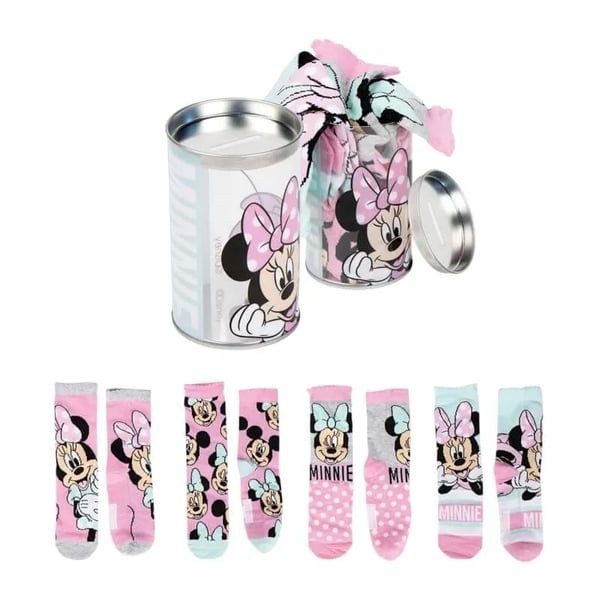 Disney - Meias Minnie 31/34 (4 Pares)