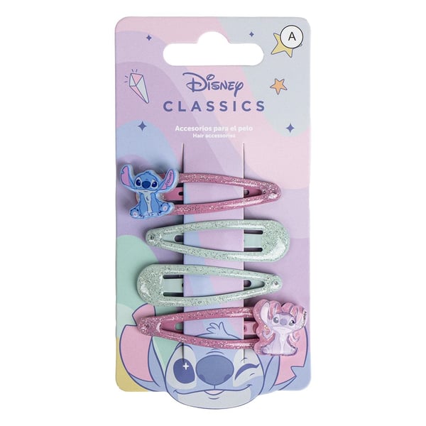 Disney - Stitch - Ganchos de Cabelo Brilhantes
