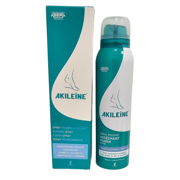 Akileine Transp Spray Po Absorv 150ml