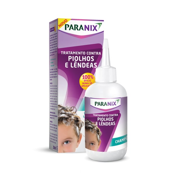 PARANIX CHAMPÔ TRATAMENTO PIOLHOS E LENDEAS 200ML + PENTE