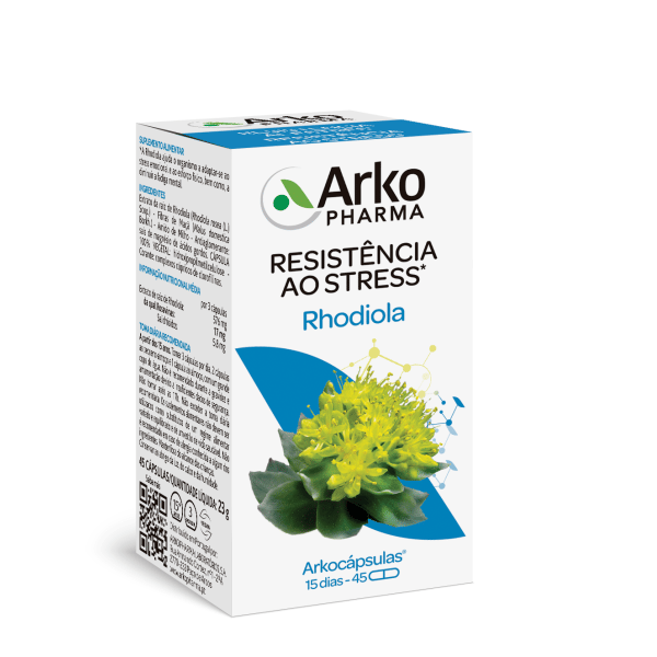 ARKOCÁPSULAS RHODIOLA 45 CÁPSULAS