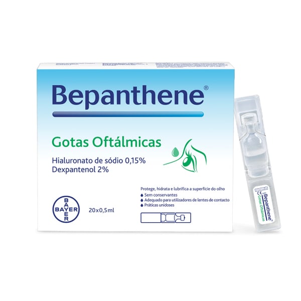 BEPANTHENE GOTAS OFTALMICAS 0,5ML 20 MONODOSES