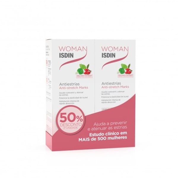 WOMAN ISDIN DUO CREME ANTI ESTRIAS 2X250ML