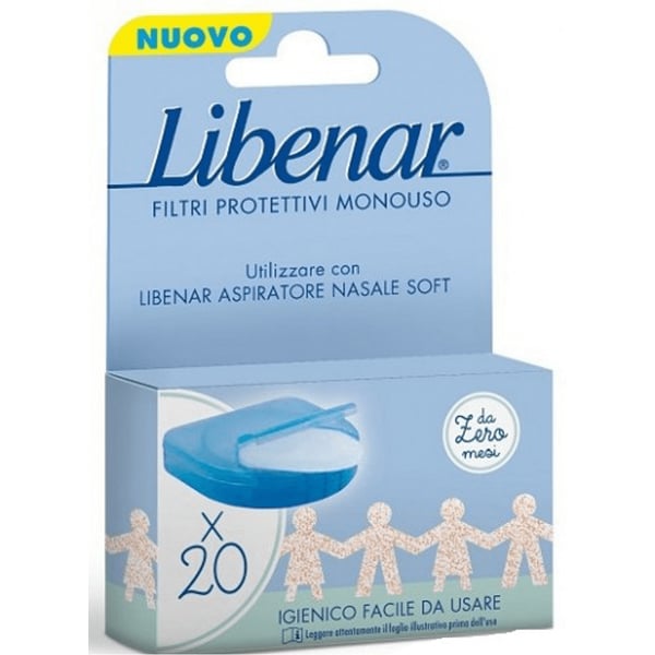 LIBENAR BABY RECARGA ASPIRADOR NASAL FILTROS DESCARTÁVEIS X20