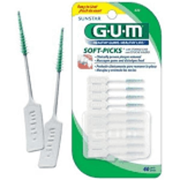 Gum Soft Picks Comfort Flex Med Mint X40