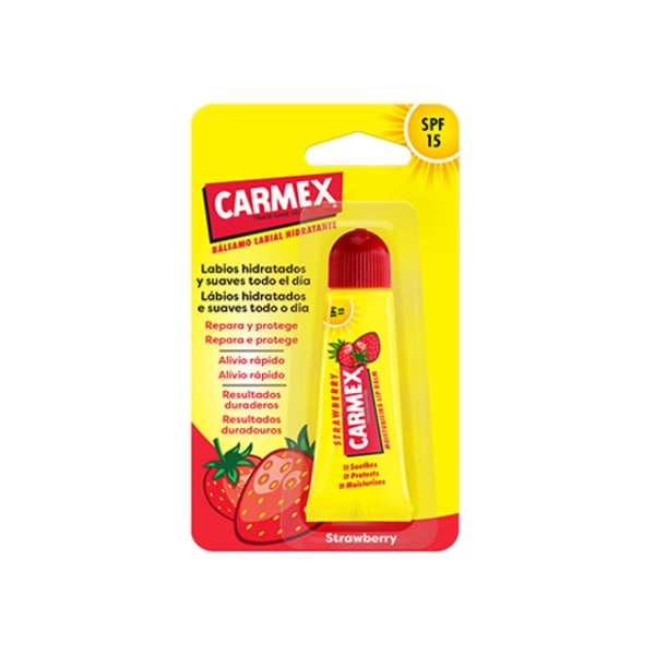 Carmex Tubo Hid Lab Morango Spf15 10G,