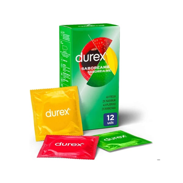 DUREX SABOREAME PRESERVATIVO X12