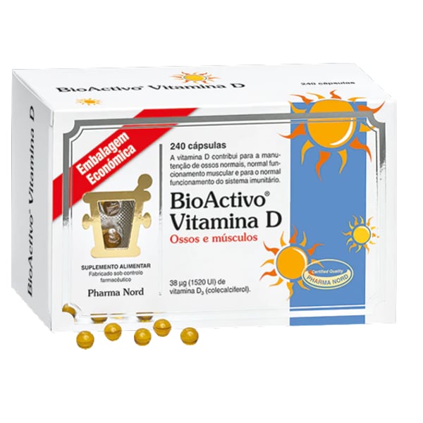 Bioactivo Vitamina D Caps x240