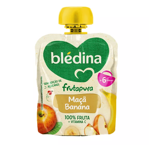 Bledina Frutapura Saq Maca Banan 85G +6M,