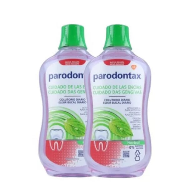Parodontax Cuidado Diário das Gengivas Duo Elixir herbal 2 x 500 ml com Preço especial