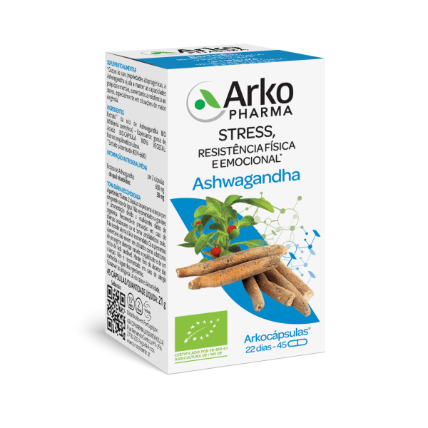 Arkocápsulas Ashwagandha Bio Caps X45