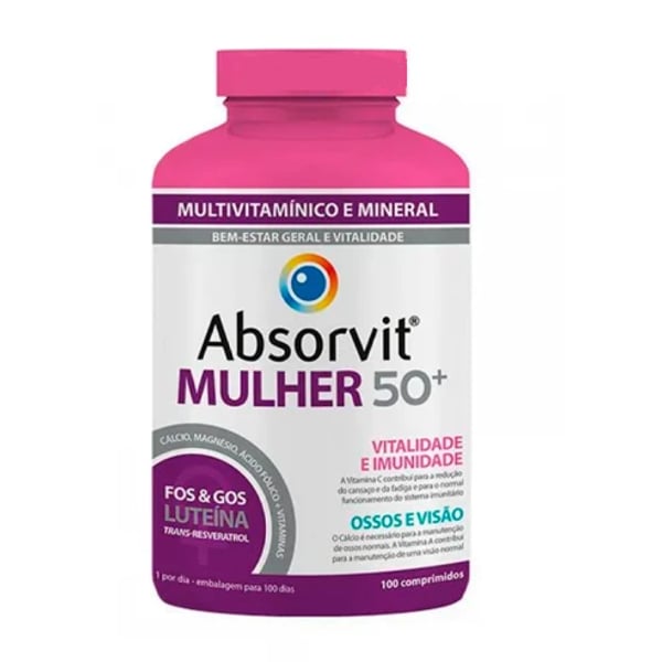 Absorvit Mulher 50+ Comp X100,   comps