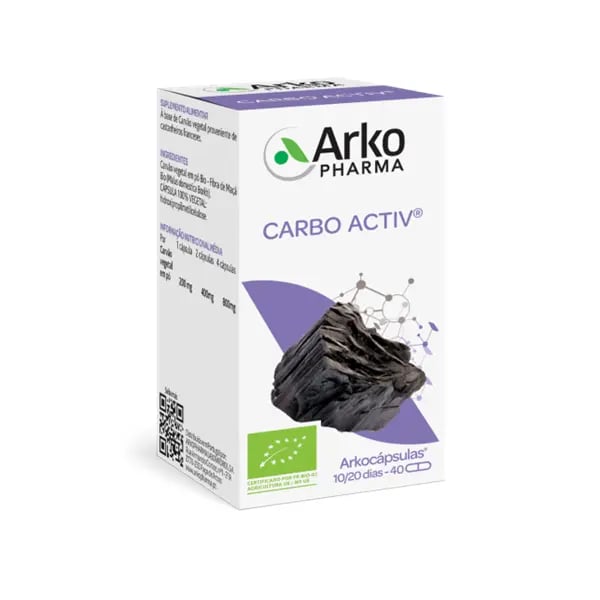 Arkocapsulas Carbo Activ Bio Caps X40,   cáps(s)