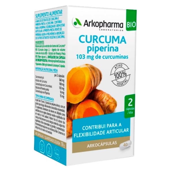 Arkocapsulas Curcuma Caps X40