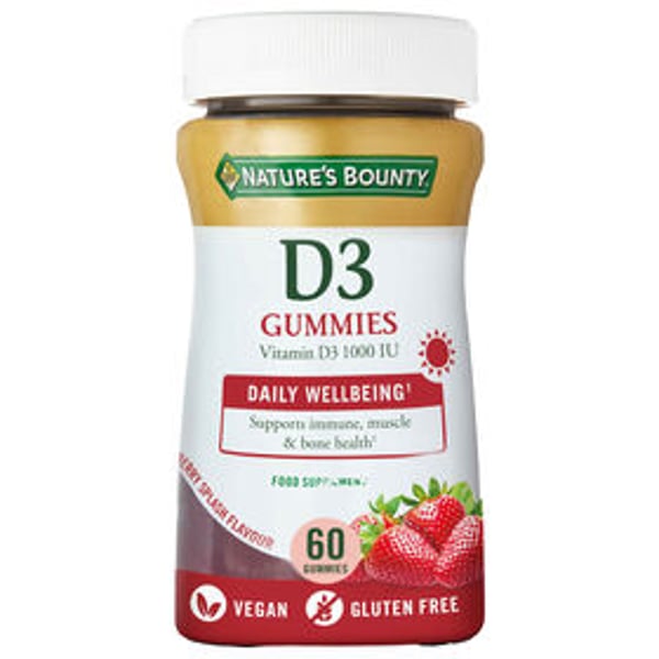 Nature´s Bounty Vitamina D3 Gomas X60,   goma
