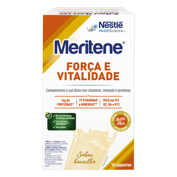 Meritene Baunilha Cart Po X 15 pó saq