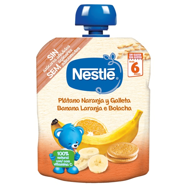 NESTLÉ BANANA LARANJA BOLACHA 90G