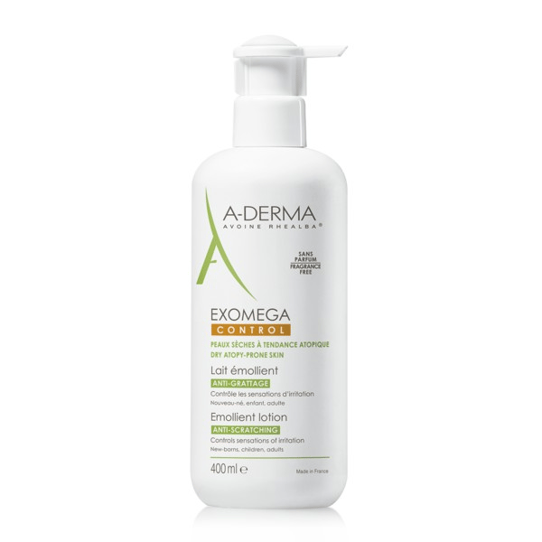 A-DERMA EXOMEGA CONTROL LEITE EMOLIENTE 400 ML