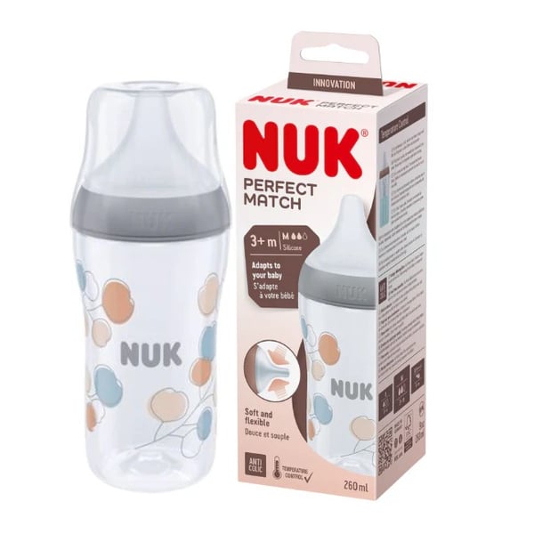 Nuk Perf Match Bib PP 260Ml Si M Balões,