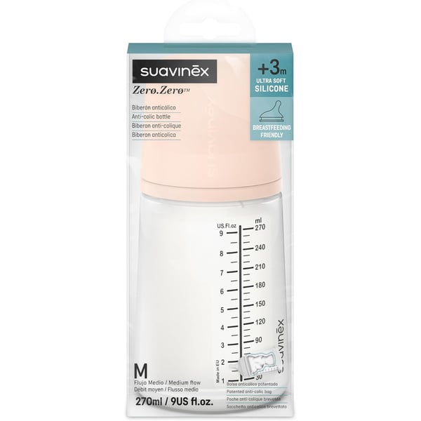Suavinex Zero Bib TetSilColic A180Deep,