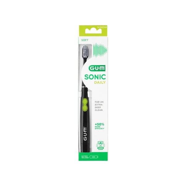 Gum Sonic Daily Esc Dent Elet4100 Black,