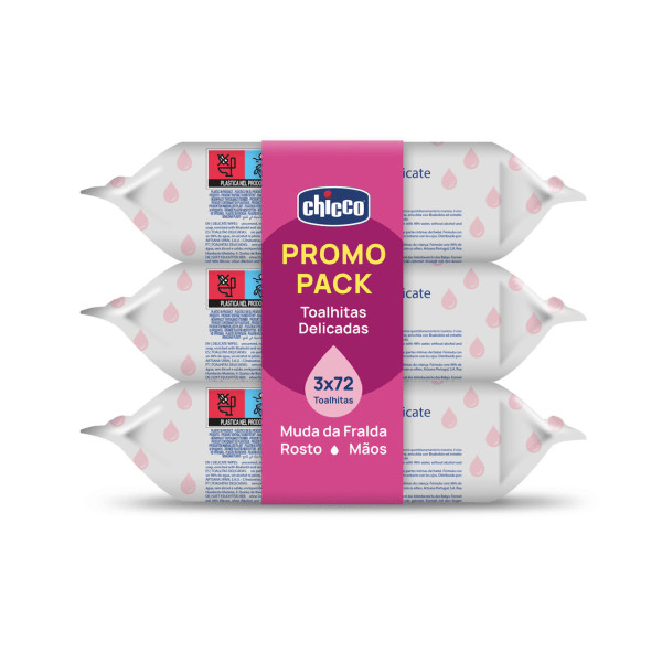 Ch.Hig12050630000Toalh Delicad Pack72X3
