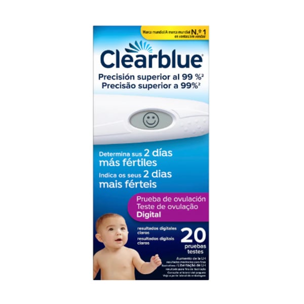 Clearblue Digital Teste Ovulação X20,   x 1