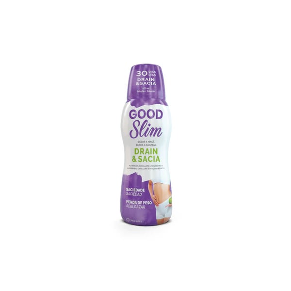Good Slim Drain & Sacia Sol Maçã 600Ml,   sol oral dil