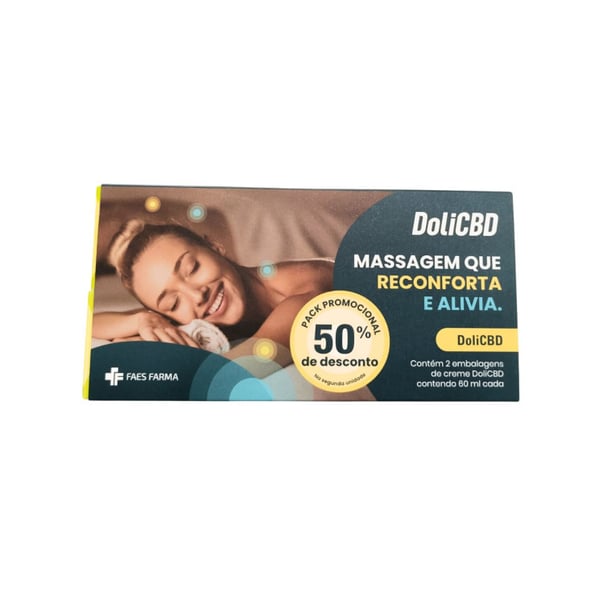 DoliCBD Cr Massagem 60MlX2 -50% 2Un