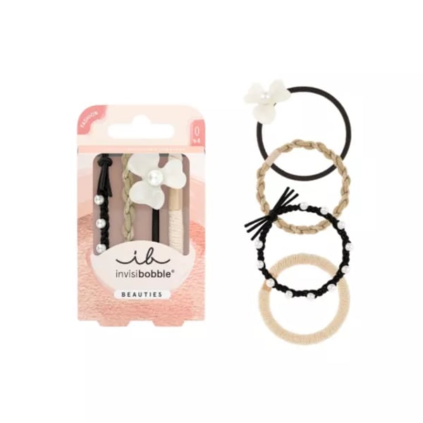 Invisibobble Twistar Flower Pearl X4,