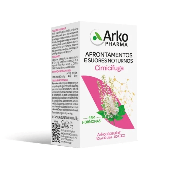 Arkocápsulas Cimicífuga Caps X60,   cáps(s)