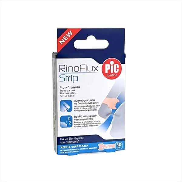 Pic Rinoflux Tiras Nasais 5,6X1,8Cm X30,   x 1