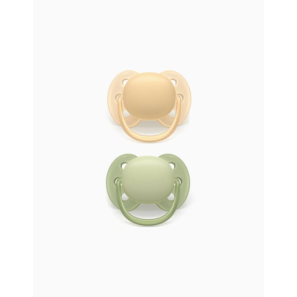 Philips Avent Chup Eco UltSoft 6-18M X2,