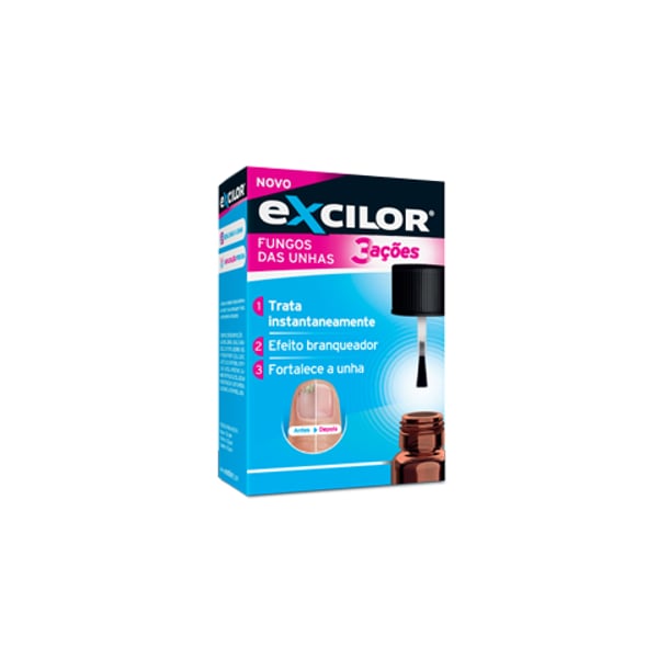 Excilor 3 Ações Sol Fungica Unhas 7Ml,   x 1