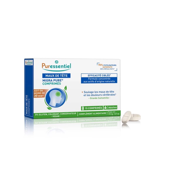 Puressentiel Migra Pure Comp X15,   x 1 comps