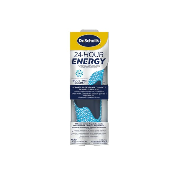 Scholl 24HEnerg Palmilhas MulhT35-40 X2,   x 1