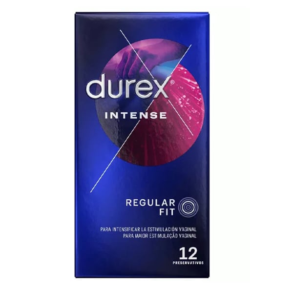 DUREX INTENSE ORGASMIC PRESERVATIVOS 12 UNIDADES