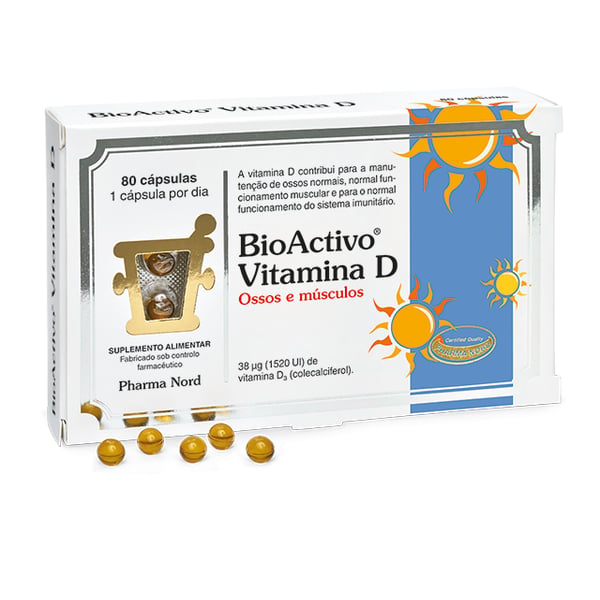 BIOACTIVO VITAMINA D CAPSx80 CÁPS(S)