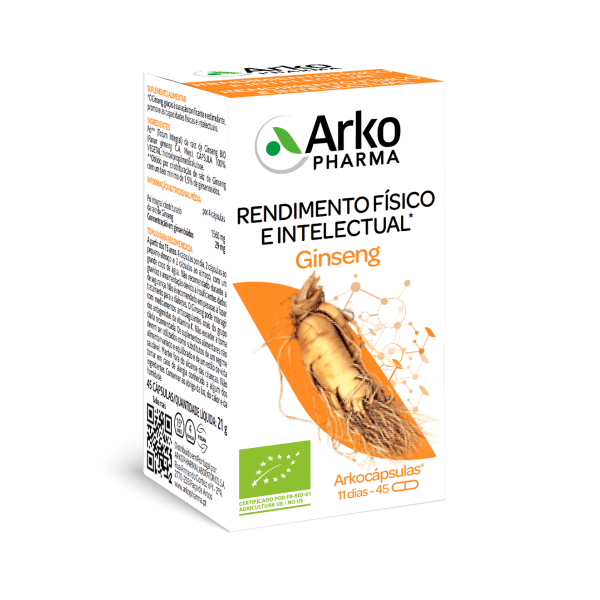 ARKOCÁPSULAS GINSENG 45 CÁPSULAS