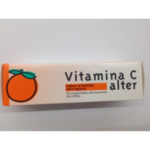 Vitamina C Alter Laranja, 1000 mg x 20 comp eferv