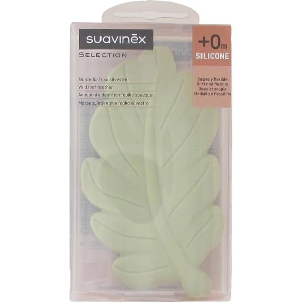 Suavinex Select Mordedor Folha Silv 0M+,
