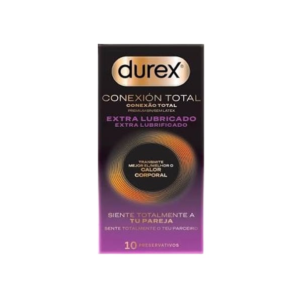 Durex Conexão Total Extra Lub Pres X10,   x 10