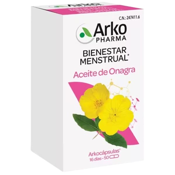 ARKOCÁPSULAS ÓLEO DE ONAGRA 50 CÁPSULAS