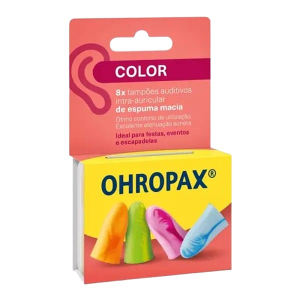 Ohropax Color Tampoes Auric Espuma X8,