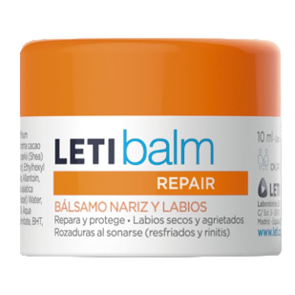 LETIBALM BALS REPAIR PED NARIZ/LAB 10ML