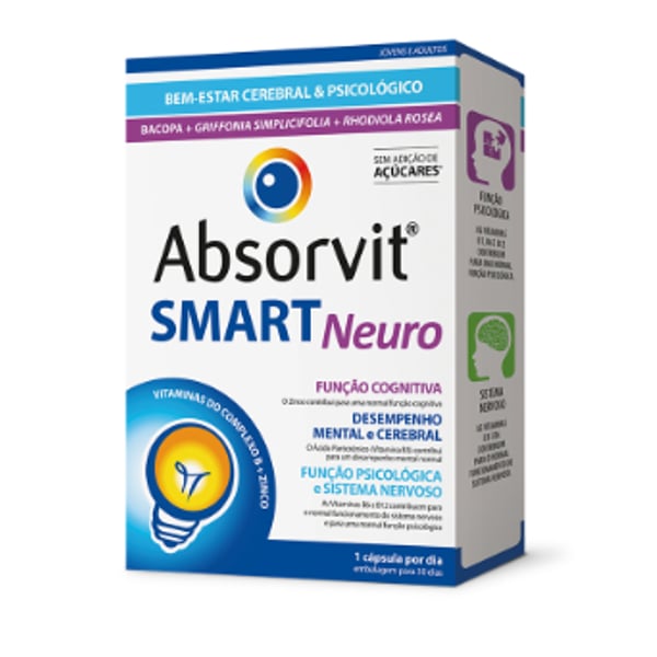 ABSORVIT SMART NEURO 30 CÁPSULAS