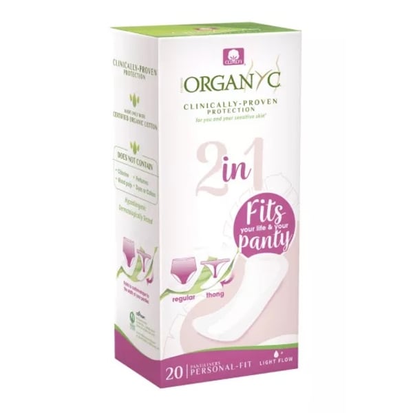 Organyc Penso Prot Slips Tanga 2Em1 X20,   x 1