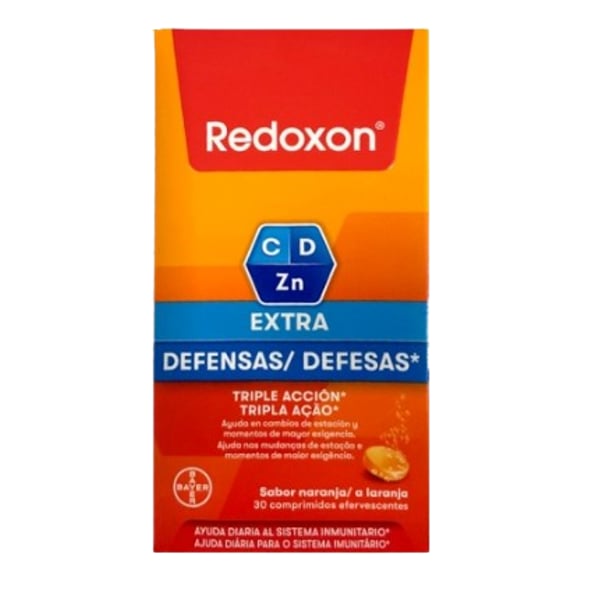 Redoxon Extra Defesas Comp Eferv LarX30, comps eferv